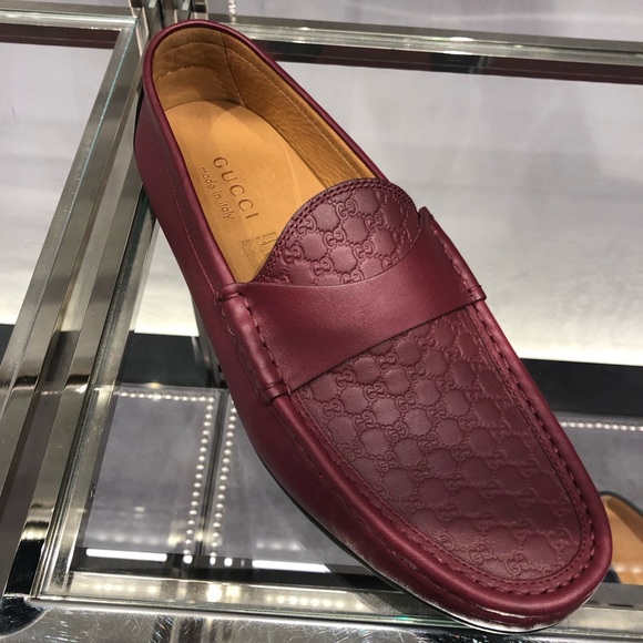 Gucci Other - New Dark Red Gucci Kanye Loafer Size 8